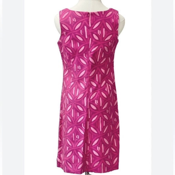Lilly Pulitzer Stephanie Pink Geometric shift Dress size 8 - Picture 5 of 5